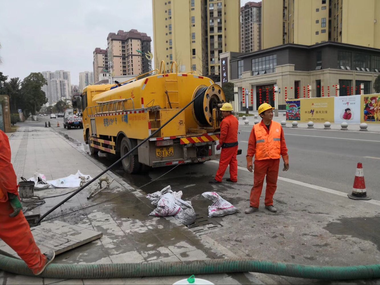 磐安排污管道清淤-管道清洗